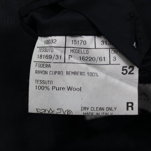 CANALI Proposta Blazer Mens US 42R UK 52R Black Pinstripe Wool Sports Jacket - Picture 11 of 16